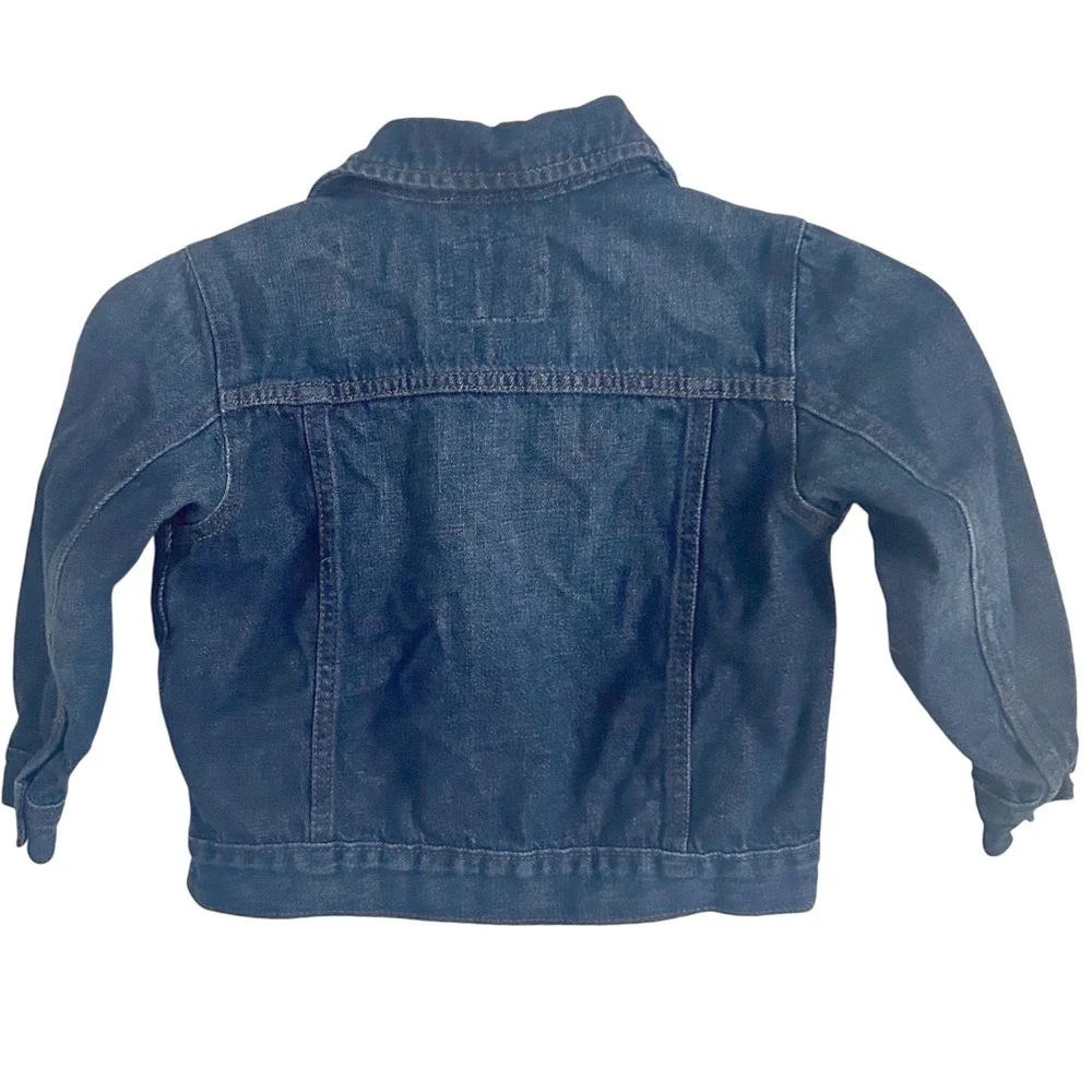 The Childrens Place Kids Denim Jacket Blue Size 3T Toddler Boys Girls‎ Trucker